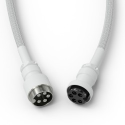Glorious Gaming Glo-Kb-Acc-Cbl-Coil-Gwht Kabel Klawiatury/Myszy Biały 1,4 M