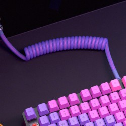 Glorious Gaming Glo-Kb-Acc-Cbl-Coil-Neb Kabel Klawiatury/Myszy Fioletowy 1,4 M