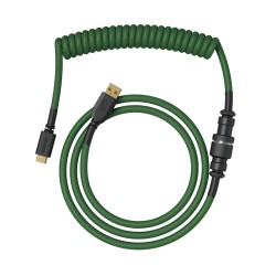 Glorious Gaming Glo-Kb-Acc-Cbl-Coil-Fgrn Kabel Klawiatury/Myszy Zielony 1,4 M