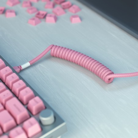 Glorious Gaming Glo-Kb-Acc-Cbl-Coil-Ppnk Kabel Klawiatury/Myszy Różowy 1,4 M