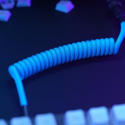 Glorious Gaming Glo-Kb-Acc-Cbl-Coil-Eblu Kabel Klawiatury/Myszy Jasny Niebieski 1,4 M