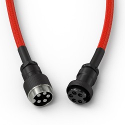 Glorious Gaming Glo-Kb-Acc-Cbl-Coil-Cred Kabel Klawiatury/Myszy Czerwony 1,4 M