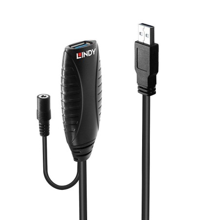 Lindy 43156 Kabel Usb Usb 3.2 Gen 1 (3.1 Gen 1) 10 M Usb A Czarny