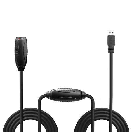 Lindy 43156 Kabel Usb Usb 3.2 Gen 1 (3.1 Gen 1) 10 M Usb A Czarny