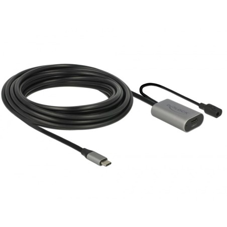 Delock 85392 Kabel Usb Usb 3.2 Gen 1 (3.1 Gen 1) 5 M Usb C Czarny, Szary
