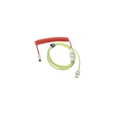 Ducky Premicord Strawberry Frog Spiralny Usb Type-C Do Type-A - 1.8M