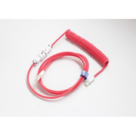 Ducky Premicord Kabel Usb 1,8 M Usb A Usb C Różowy
