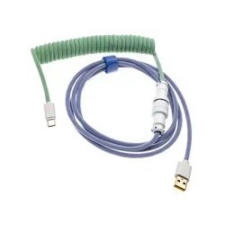 Ducky Premicord Kabel Usb 1,8 M Usb A Usb C Niebieski, Zielony