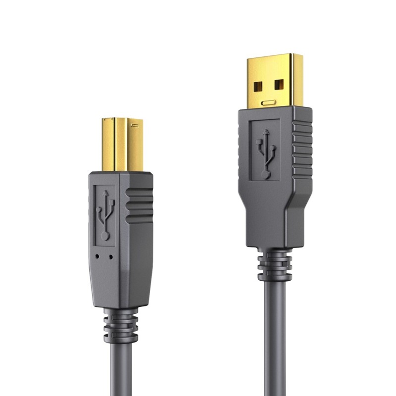 Purelink Ds2000-100 Kabel Usb Usb 2.0 10 M Usb A Usb B 0,48 Gbit/S Czarny