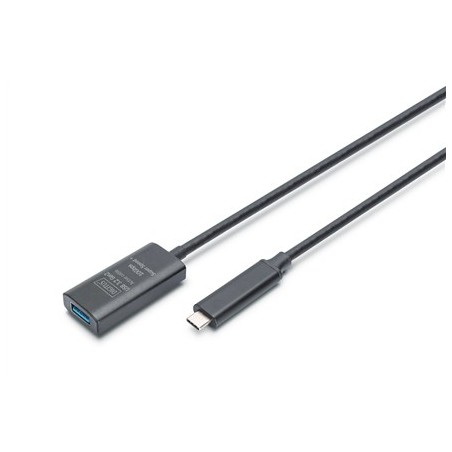 Digitus Aktywny Przedłużacz Usb 3.2 Gen2 10G, Usb-C - Usb-A, 5M