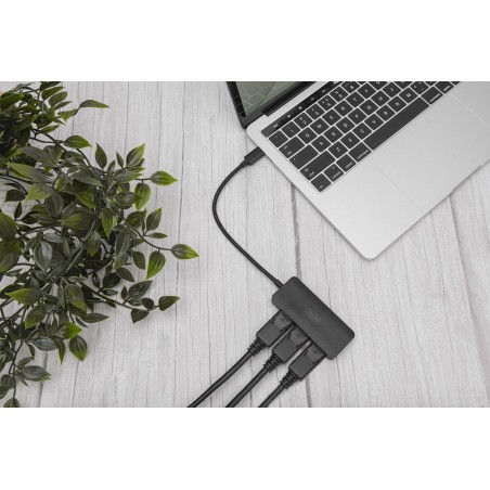 Digitus 3-Portowy Koncentrator Wideo Mst (Usb-C™ -  3 X Displayport)