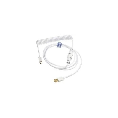 Ducky Coiled Cable - White Edition
