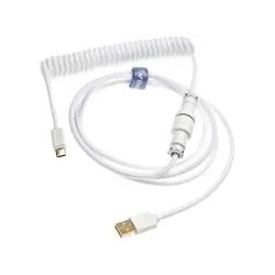 Ducky Coiled Cable - White Edition