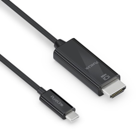 Purelink Is2201-010 Adapter Kablowy 1 M Usb Type-C Hdmi Czarny