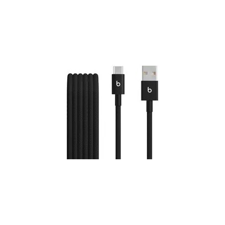 Kable Usb-A Do Usb-C Marki Apple Beats Woven (1.5 M) - Bolt Black (Zestaw 2 Sztuk)