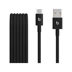 Kable Usb-A Do Usb-C Marki Apple Beats Woven (1.5 M) - Bolt Black (Zestaw 2 Sztuk)