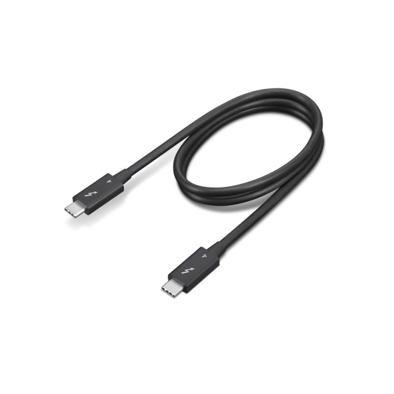 Lenovo 4X91K16968 Kabel Thunderbolt 0,7 M 40 Gbit/S Czarny