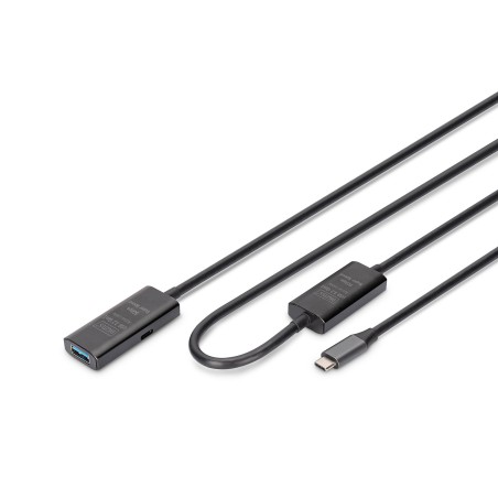 Digitus Aktywny Przedłużacz Usb 3.2 Gen1 5G, Usb-C - Usb-A, 10 M
