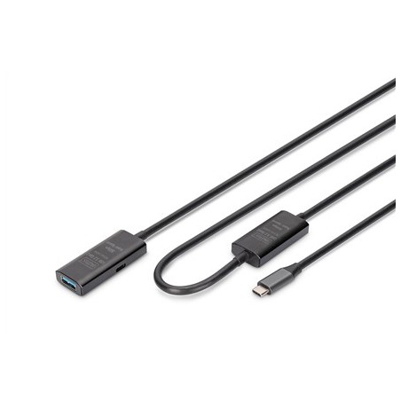 Digitus Aktywny Przedłużacz Usb 3.2 Gen1 5G, Usb-C - Usb-A, 10 M