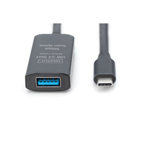 Digitus Aktywny Przedłużacz Usb 3.2 Gen1 5G, Usb-C - Usb-A, 10 M