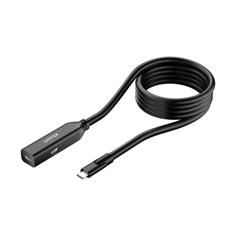 Unitek Kabel Przedłużacz Usb-C 10Gbps, 5M, Czarny
