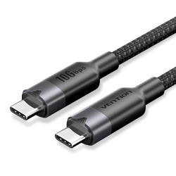 Kabel Usb-C Do Usb-C Vention Usb 3.2 5A 10Gbps 1M Czarny