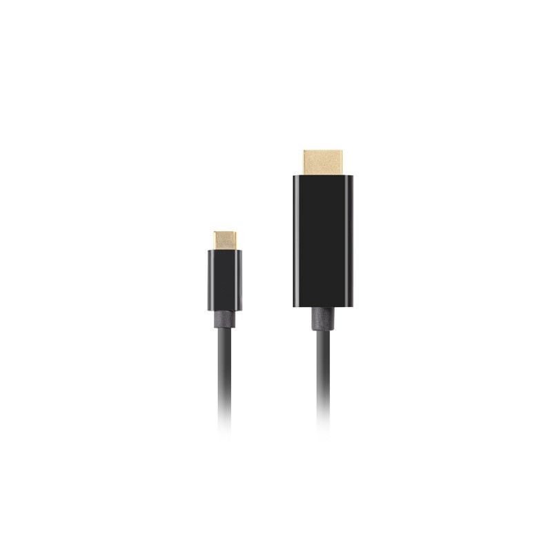 Lanberg Kabel Usb-C(M)- Hdmi(M) 3M 4K 60Hz Czarny Ca-Cmhd-10Cu-0030-Bk