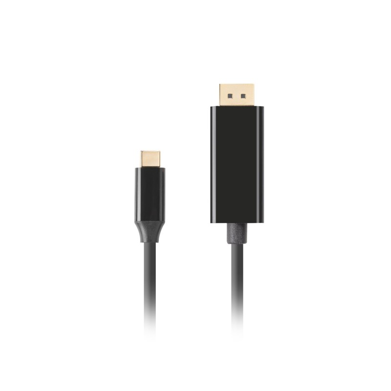 Lanberg Kabel Usb-C(M)- Displayport(M) 3M 4K 60Hz Czarny Ca-Cmdp-10Cu-0030-Bk