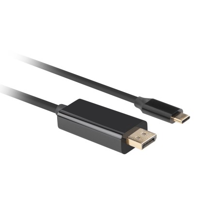 Lanberg Kabel Usb-C(M)- Displayport(M) 3M 4K 60Hz Czarny Ca-Cmdp-10Cu-0030-Bk