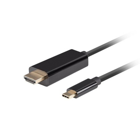 Lanberg Kabel Usb-C(M)- Hdmi(M) 1M 4K 60Hz Czarny Ca-Cmhd-10Cu-0010-Bk