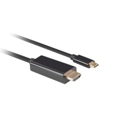 Lanberg Kabel Usb-C(M)- Hdmi(M) 1M 4K 60Hz Czarny Ca-Cmhd-10Cu-0010-Bk