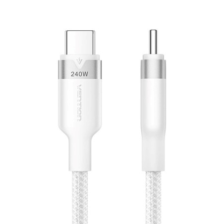 Kabel Usb-C Do Usb-C 2.0 Pd 3.1 Vention 5A 240W 2M Biały