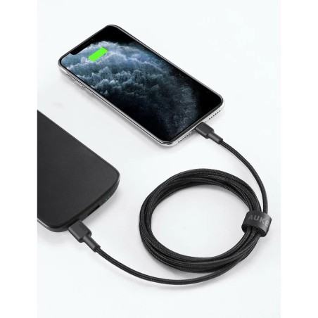 Aukey Cb-Cl03 Nylonowy Kabel Usb C-Lightning 2M Pd