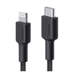 Aukey Cb-Cl03 Nylonowy Kabel Usb C-Lightning 2M Pd