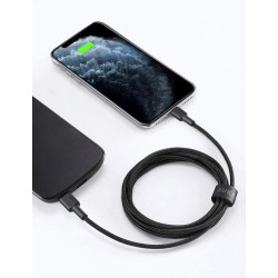Aukey Cb-Cl03 Nylonowy Kabel Usb C-Lightning 2M Pd