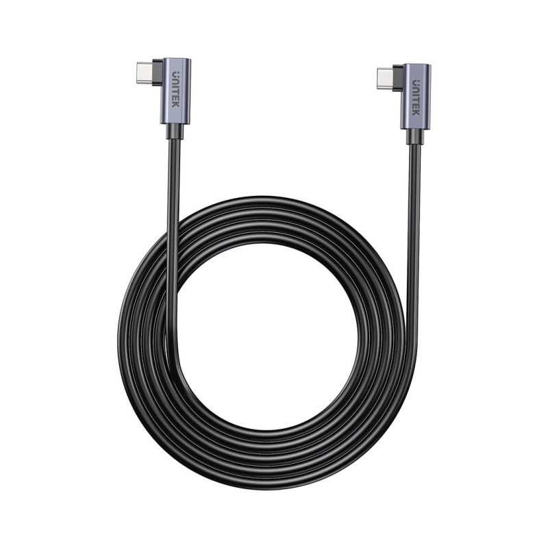 Unitek Kabel Usb-C Kątowy 90°/90° Pd 100W M/M 1M