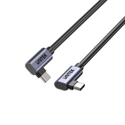 Unitek Kabel Usb-C Kątowy 90°/90° Pd 100W M/M 1M