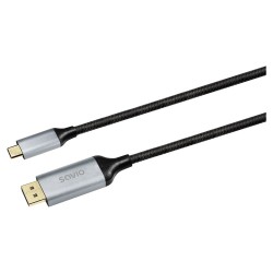 Savio Kabel Usb-C – Displayport 8K 2M 60Hz (Dsc) Cl-208