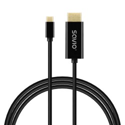 Savio Kabel Usb-C Do Hdmi, 30Hz, 2M, Plastik Cl-191