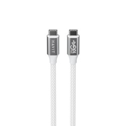 Kabel Havit Typ C-Typ C Cb6290 (Biały/Szary  100Cm)