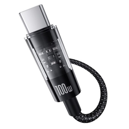 Kabel Baseus Gem Usb-Usb C 100W 2M (Czarny)