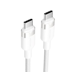 Kabel Usb-C Do Usb-C Vention W Oplocie 3A 480Mbps 60W Pd 2M Biały