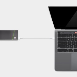 Green Cell Kabel Kabgc29W Gc Powerstream Usb-C - Usb-C 200Cm, Power Delivery 60W, Ultra Charge, Qc 3.0, Biały
