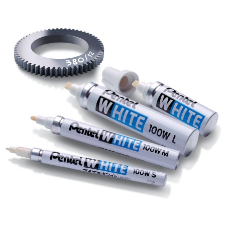 Marker Olejowy Biały Biały X100W-W Pentel