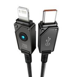 Kabel Baseus Unbreakable Usb C-Lightning 20W 1M (Czarny)
