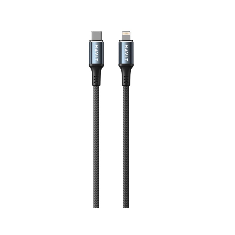 Kabel Do Ladowania Havit Usb-C - Lightning Cb6311 (Czarny)