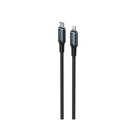 Kabel Do Ladowania Havit Usb-C - Lightning Cb6311 (Czarny)