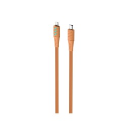 Kabel Do Ładowania Havit Typ C Cb6255 Pomarańczowy