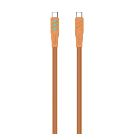 Kabel Do Ładowania Havit Typ C Cb6254 Pomarańczowy
