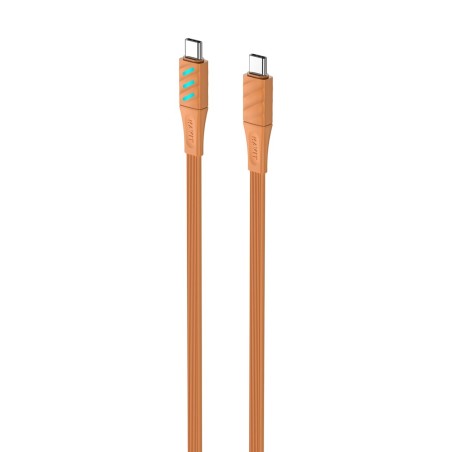 Kabel Do Ładowania Havit Typ C Cb6254 Pomarańczowy